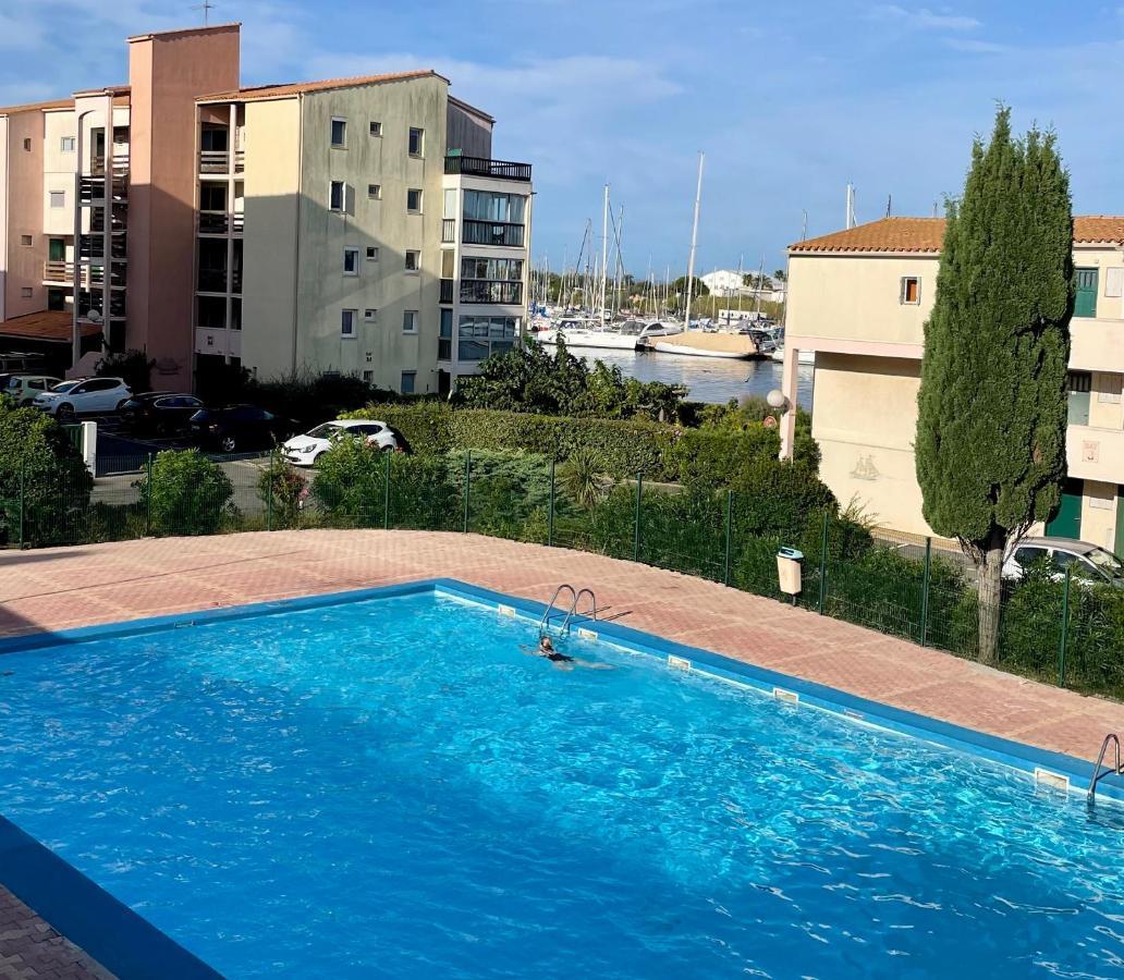 Studio Face A La Mer 4 Couchages - Gratuits Piscine Tennis Et Un Parking Prive Rare Et Tres Utile - Vue Magnifique Sur La Mer - Agreable En Toutes Saisons Ile Des Pecheurs - La Brigantine - Emplacement Et Vue Rares Au Cap D'Agde Exteriér fotografie
